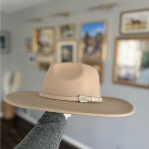 San Diego Hat Company Tan Wide Brim Hat